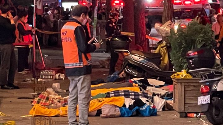 Al menos 120 personas fallecidas por estampida humana en Corea del Sur; festejaban Halloween