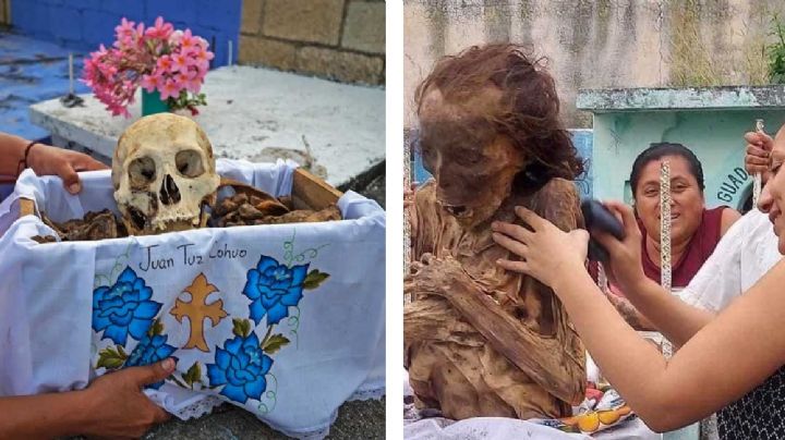 Conviven vivos y muertos en Pomuch; hoy es el Día de "La Limpieza de los Santos Restos"