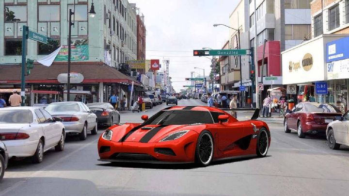 Uno de los autos más caros del mundo chocó en Nuevo Laredo