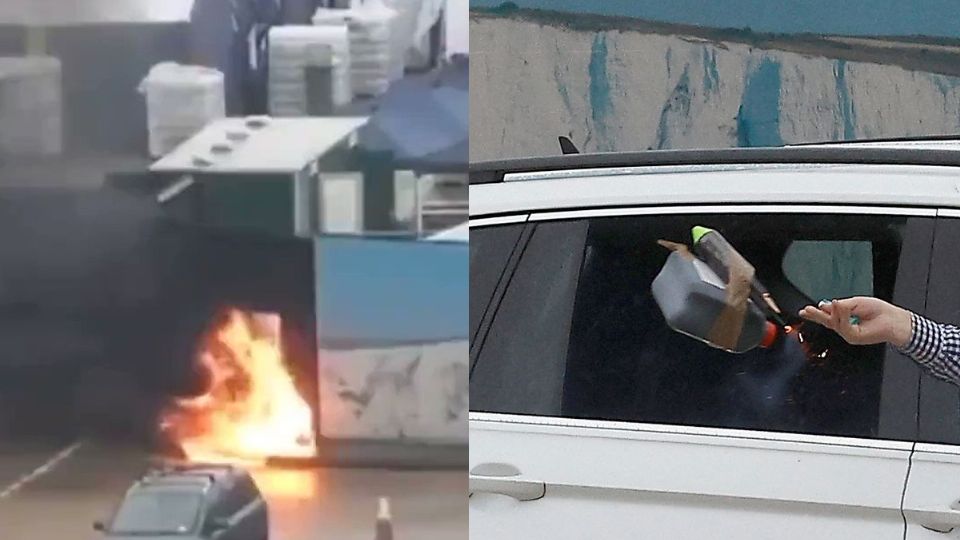 En Inglaterra un hombre lanzó bombas molotov a centro de migrantes