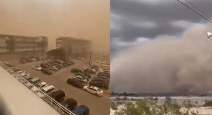 Terror por tormenta de arena en Mexicali | VIDEO