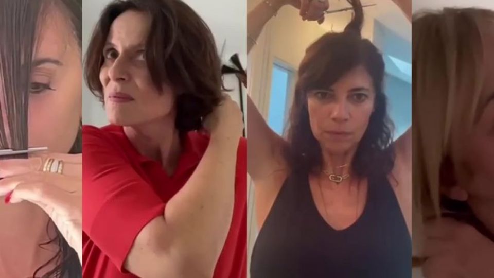 Las actrices españolas grabaron un video donde se cortan un mechón de pelo