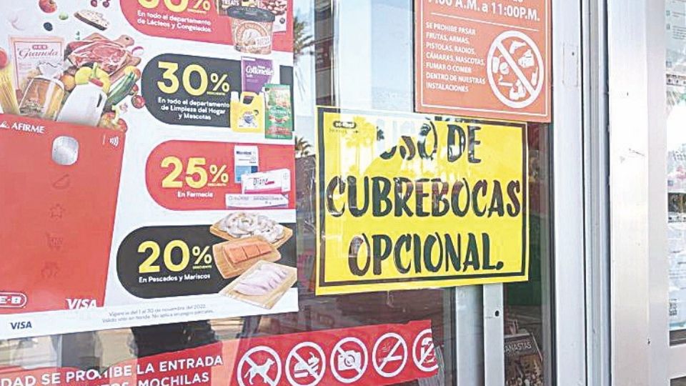 El uso de cubrebocas es opcional en muchas tiendas.