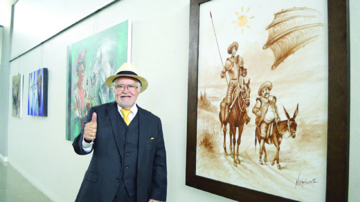 Lleva Arturo Nochebuena a Estación Palabra “El Quijote de la Mancha en Nuevo Laredo”