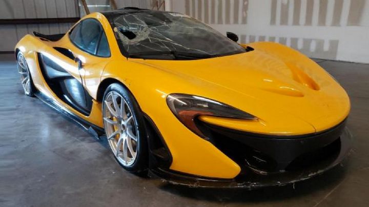 Subastan McLaren inundado de Florida por el huracán Ian a precio de ganga