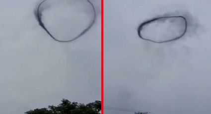 Captan inquietante anillo de humo negro en Vietnam | VIDEO