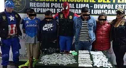 Policías disfrazados de superhéroes desmantelan banda de narcotraficantes