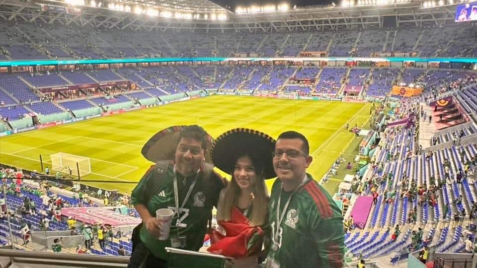 Rafael Acevedo y familia ya están en el estadio