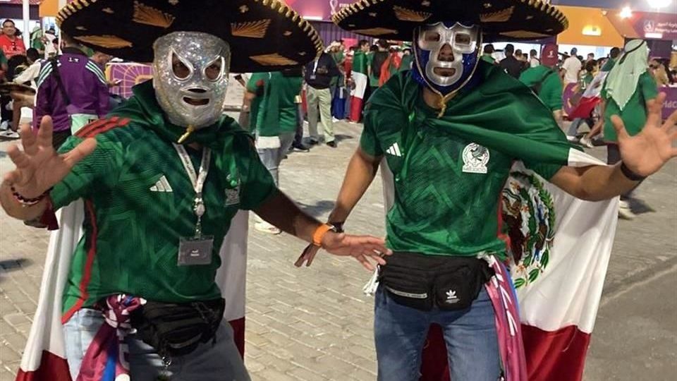 Los Mexicanos se hicieron presentes en el Estadio 974 de Doha, Qatar