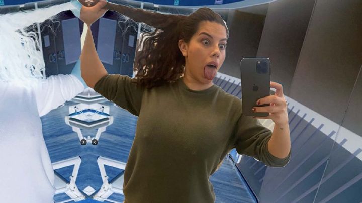 Lizbeth Rodríguez va al gym con leggings encarnados | FOTOS