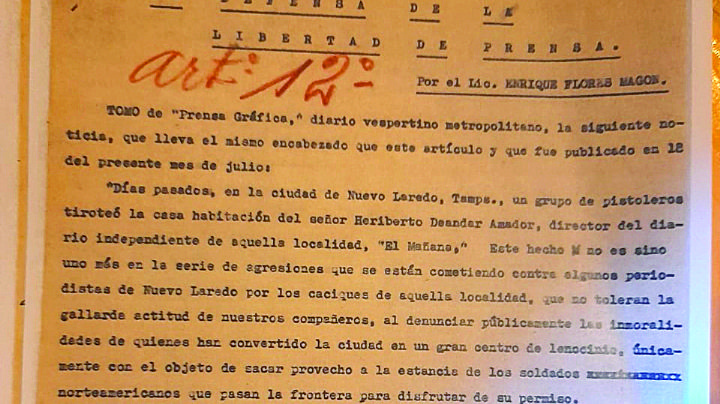 En defensa de la libertad de prensa: Enrique Flores Magón