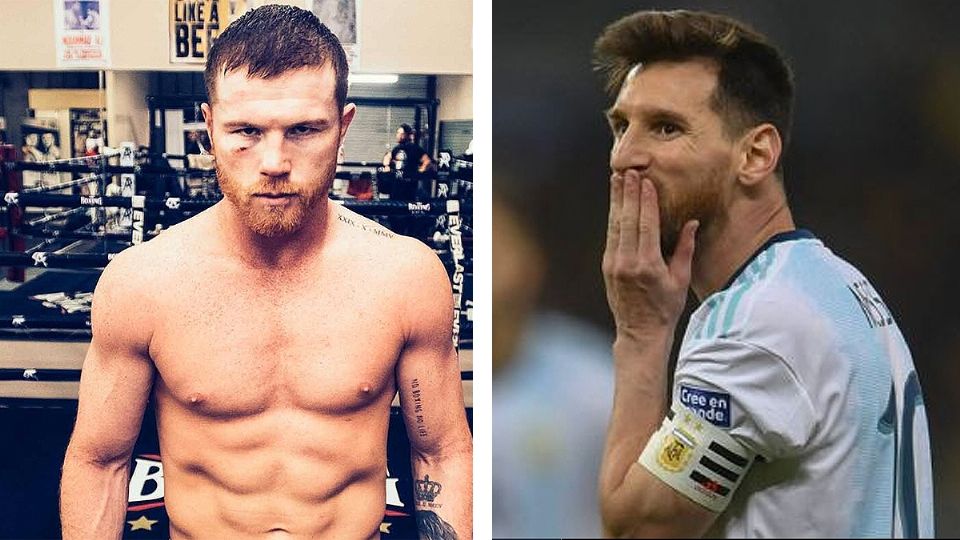 Entre 'Canelo' y Messi