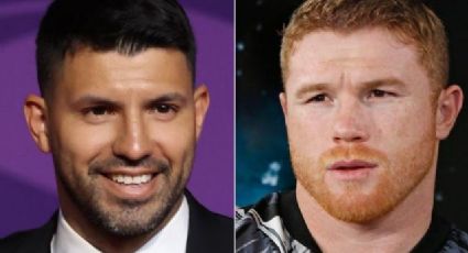 "No sabes de fútbol":  'Kun' Agüero le responde al 'Canelo'