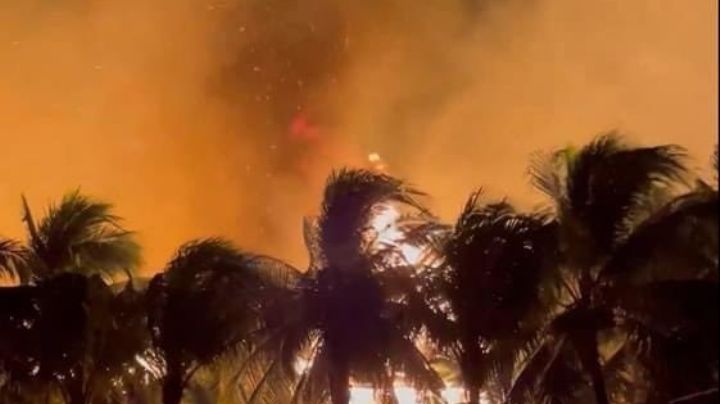 Megaincendio en Holbox: Se registra incendio en zona hotelera de Quintana Roo l VIDEOS