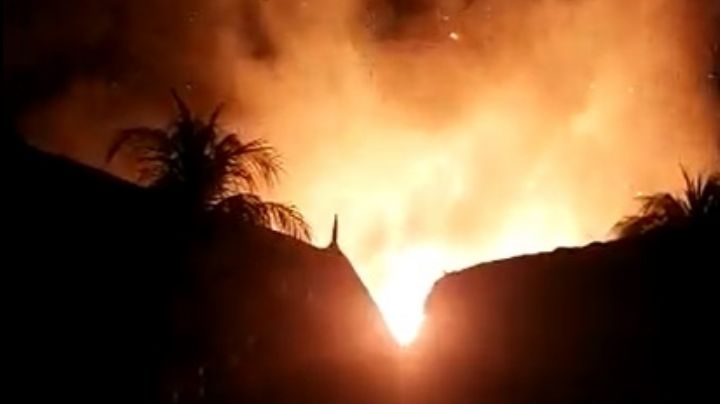 VIDEO | Así fue el megaincendio en Holbox del Hotel Casa Las Tortugas; registra pérdida total