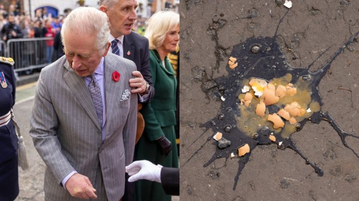 Arrestan a sujeto que lanzó huevos al Rey Carlos III | VIDEO