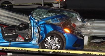 Muere familia en trágico accidente en el que queda prensada; hay tres jóvenes hospitalizados