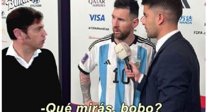 '¿Qué miras, bobo?': crean tazas, playeras y peluches con la frase de Messi 