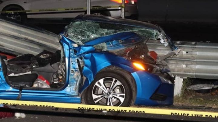 Muere familia en trágico accidente en el que queda prensada; hay tres jóvenes hospitalizados