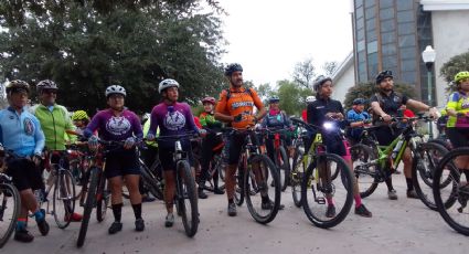 Pedalean hasta Anáhuac para celebrar a la Virgen de Guadalupe | FOTOS