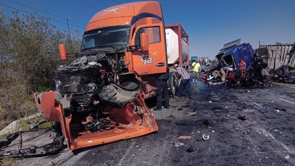 Esta tarde se registró un choque en la carretera Ciudad Victoria-Matamoros que dejó varios lesionados.