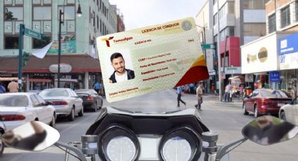 Licencia de conducir permanente de Tamaulipas; para motociclista