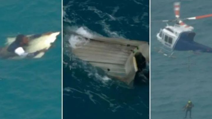 Hombre sobrevive a naufragio en aguas de cocodrilos y tiburones aferrado a una madera