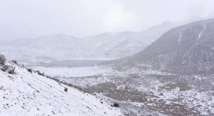 Nevado de Toluca se cubre de nieve y regala postales únicas | FOTOS