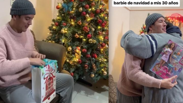 Padres regalan a su hijo adulto la muñeca que siempre quiso | VIDEO