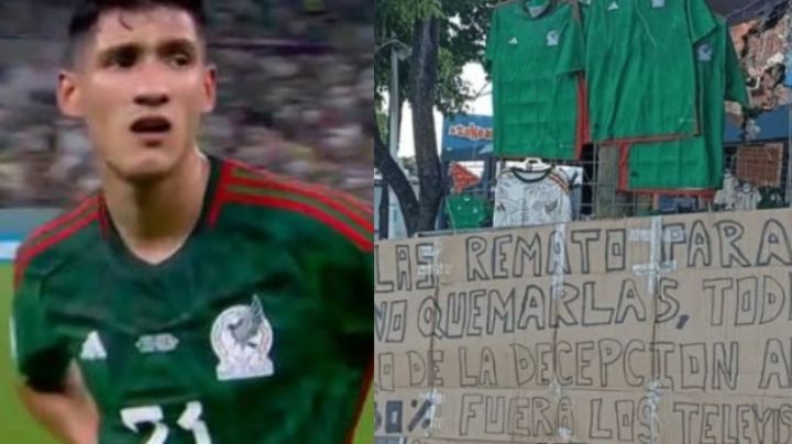 Vendedor remata las playeras de la Selección Mexicana "para no quemarlas"