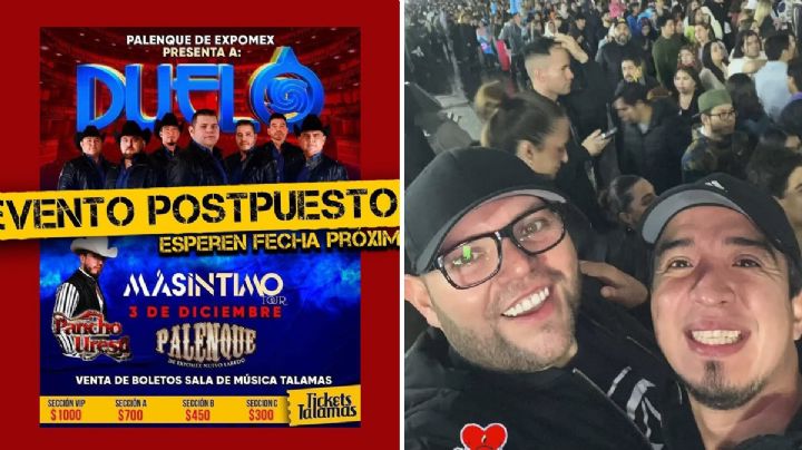 Posponen concierto de Duelo en Nuevo Laredo y vocalista se va a ver a Bad Bunny