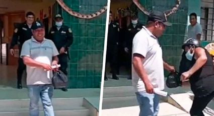 Madre recibe a cinturonazos a su hijo malandro al salir de la cárcel | VIDEO VIRAL