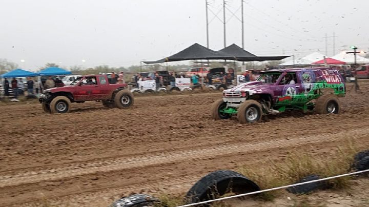 ¡Que vuele el lodo! Le pisan el acelerador al fondo en las zoqueteadas de Las Palapas