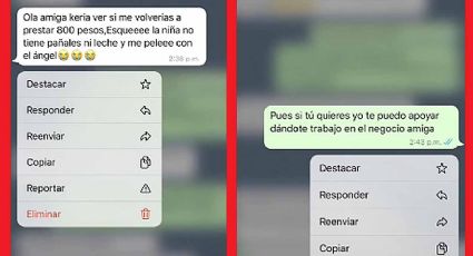 VIDEO: Le pide dinero a su mejor amiga y ésta le ofrece trabajo; pediche se ofende y la bloquea