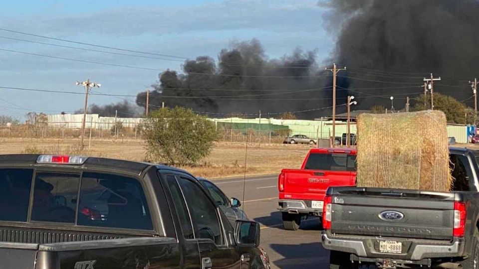 la cortina de humo detuvo el tráfico