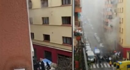 VIDEO: Saltan de edificio para escapar de incendio en hotel de Barcelona