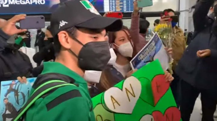 VIDEO: Donovan Carillo llega a México entre ovaciones tras su participación histórica en Beijing
