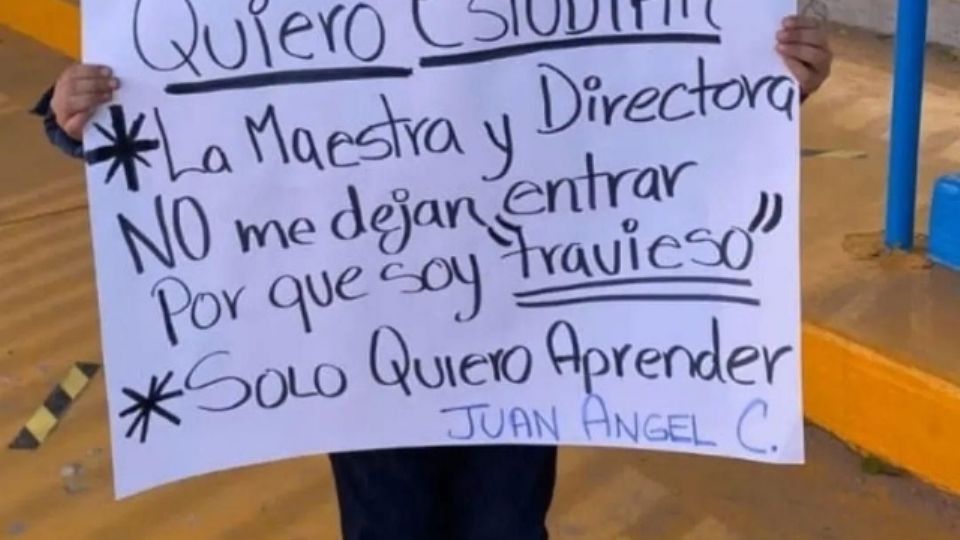 Presuntamente, el menor habría colmado la paciencia de su profesora, quien solicitó su suspensión y prohibición