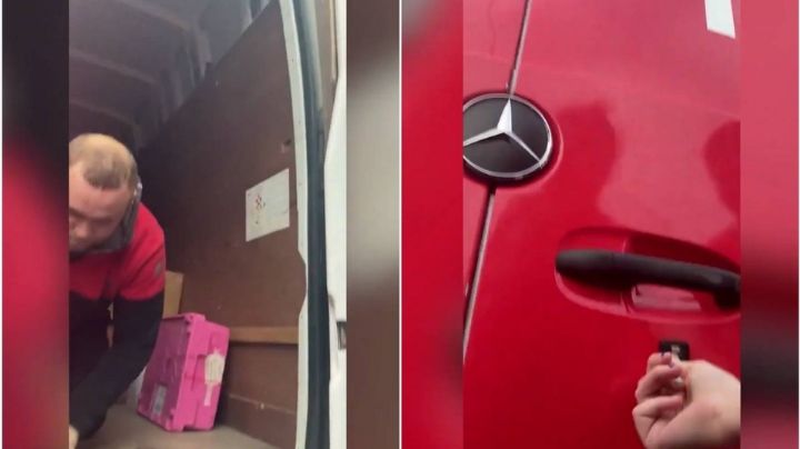 Trabajador de mensajería se queda atrapado en su camioneta ¡dos veces el mismo día!