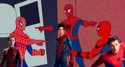 ¡Es real! Tom Holland, Tobey Maguire y Andrew Garfield recrean el meme de Spider Man