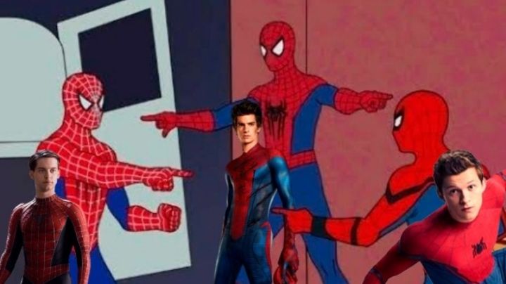 ¡Es real! Tom Holland, Tobey Maguire y Andrew Garfield recrean el meme de Spider Man