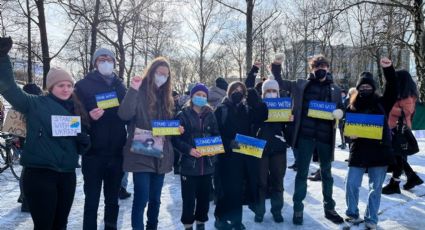 Greta Thunberg protesta en Estocolmo por invasión a Ucrania