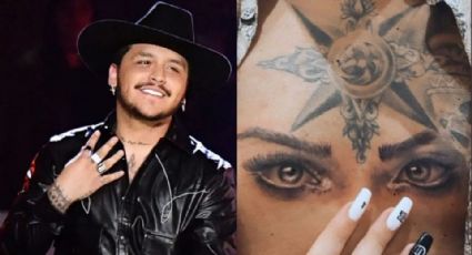 SE MURIÓ EL AMOR... Aseguran que Nodal borra tatuaje de los ojos de Belinda de su pecho