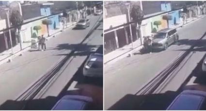 VIDEO: Joven pareja es atropellada en calles de la CDMX