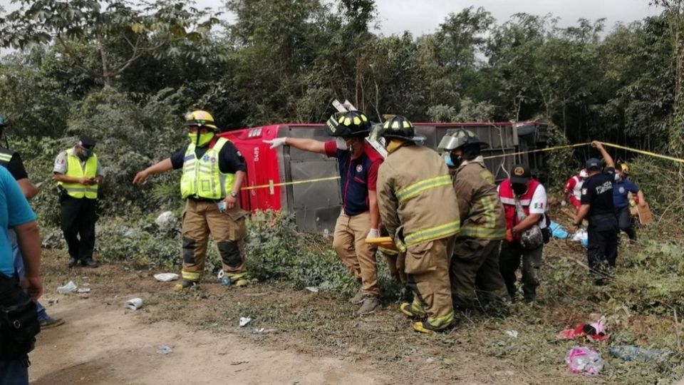 EL accidente dejó al menos 8 personas muertas