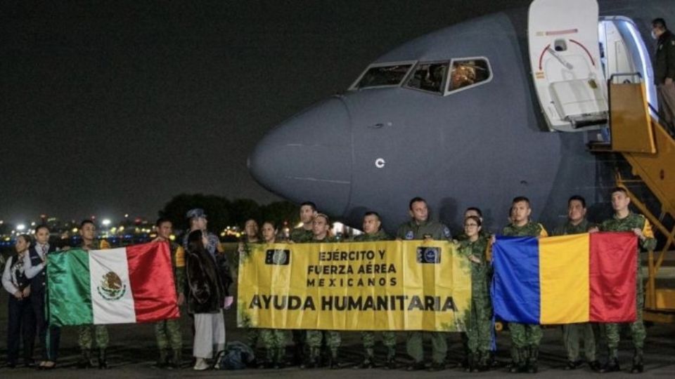 La aeronave también llevará un cargamento de ayuda humanitaria para los refugiados del conflicto