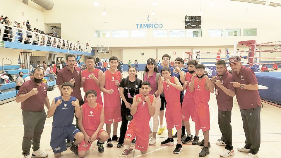 El selectivo de box de Nuevo Laredo tuvo una destacada actuación en la competencia estatal en Tampico