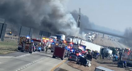 Muertes y 50 autos involucrados en accidente en la I-57 de Missouri