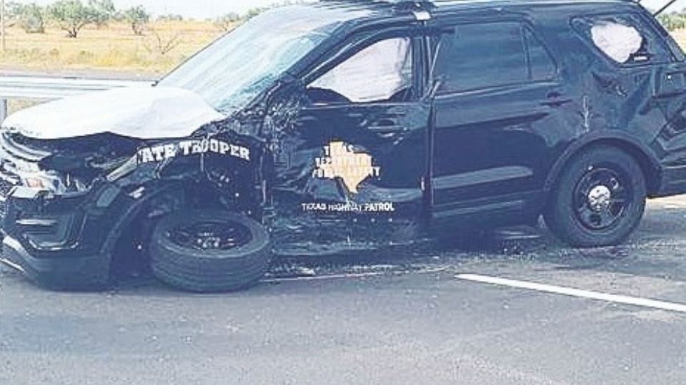 Los patrulleros del DPS de Texas también suelen verse involucrados en choques.