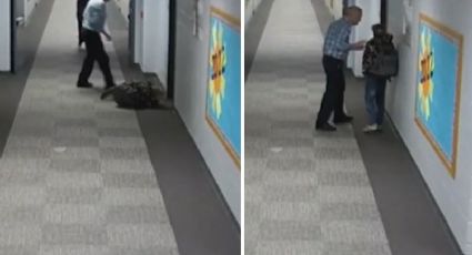 INDIGNANTE VIDEO: Profesor golpea la cabeza de estudiante contra la pared